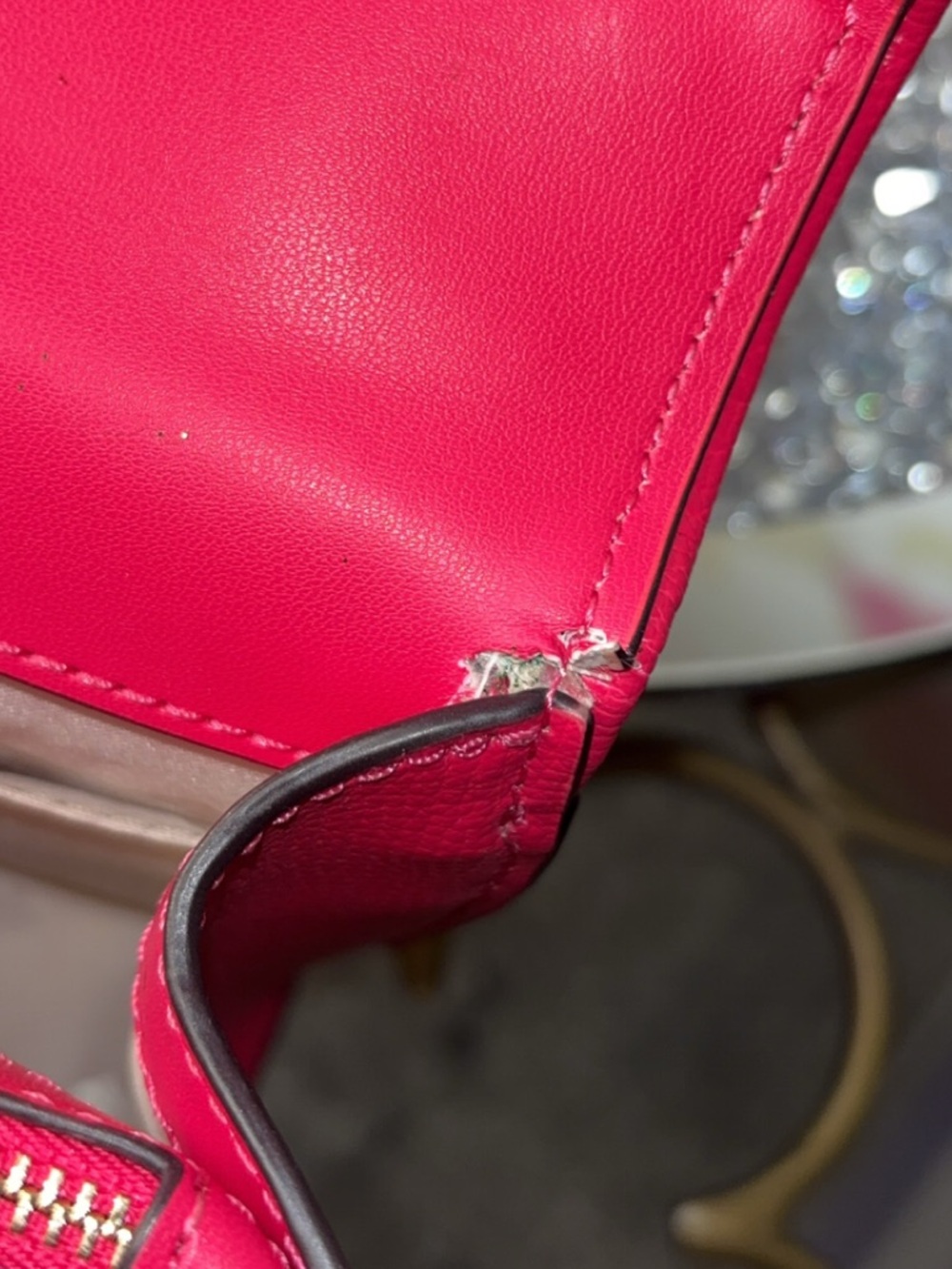 $328 KATE SPADE Red and Cream Woven Crossbody Bag - Picture 12 of 12